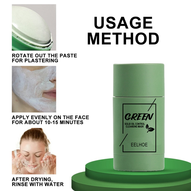 Green Tea Mask Blackhead Acne Clearing - King Kajch Kosmetics