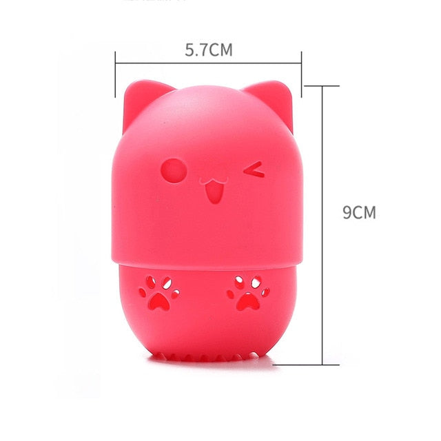 Portable Kitten Silicone Powder Puff Blender - King Kajch Kosmetics